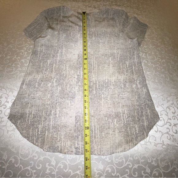 Eileen Fisher Silk Ballet Neck Short Sleeve T-Shirt Blouse  Size M - Picture 12 of 14